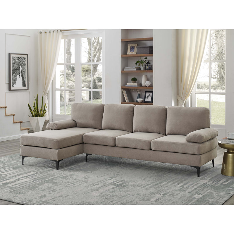 Willa Arlo Interiors Sindy 2 - Piece Upholstered Sectional & Reviews ...