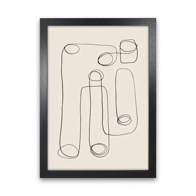 Abstract Line Doodles - Print