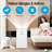 2152 sq. ft. H13 HEPA True Personal Console Air Purifier in Whites