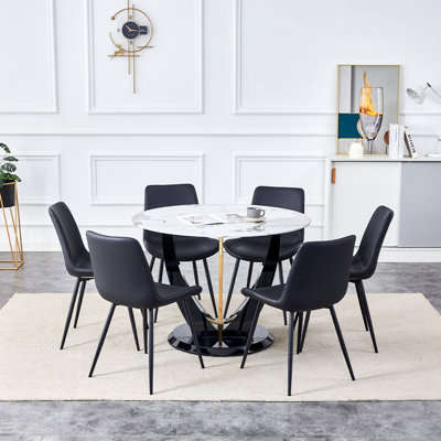 Round Dining Table Set