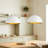 15.75" Adjustable White Dome Pendant Light-988963751