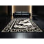 Tapis oriental doux et moelleux de style oriental noir Teterboro-583589697
