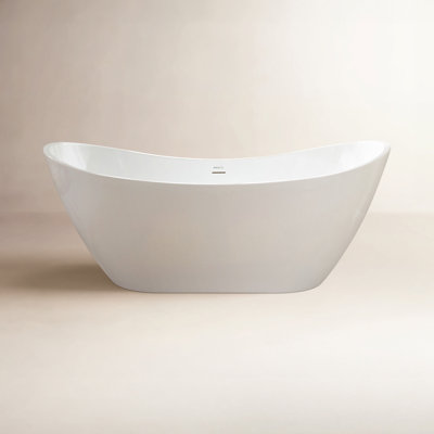 Ophelia Freestanding Soaking Acrylic Bathtub