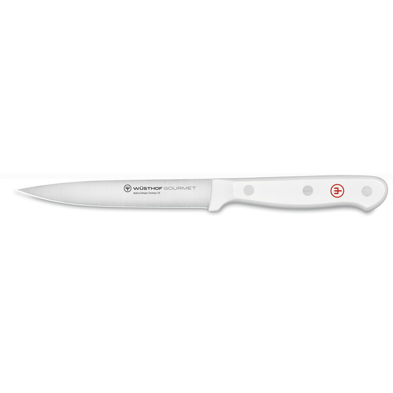 WÜSTHOF Gourmet White 4.5" Utility Knife, White, 4.5"