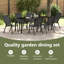 Eliezel 6 - Person Patio Dining Set with Rectangular Table-711862692