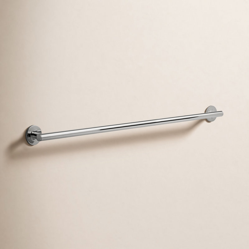 Barre d'appui contemporaine 42 po Pivocal®, Chrome