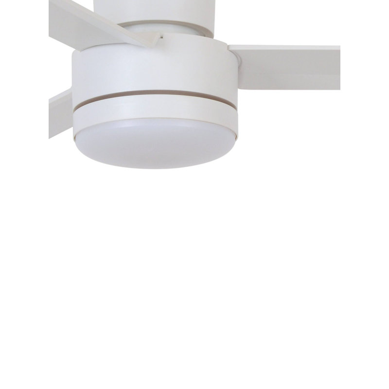 Abital 132cm Ceiling Fan with Light Kit, White