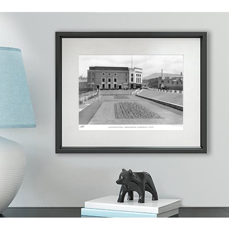 Accrington, Broadway Gardens C1955 by Francis Frith - Single Picture Frame Print, 60cm H x 80cm W x 2.3cm D