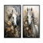 Blooming surréal équin, ensemble de 2 reproductions d'art mural cheval-102576501-102576505