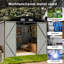 8 ft. W x 6 ft. D Galvanized Steel Storage Shed