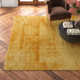 Fennel Hand Loomed Viscose Yellow Rug
