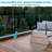 1W Low Voltage Recessed LED Deck Light, Triple Beam 75° Clover Glow In-Ground Light, 3000K
