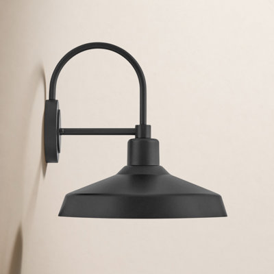 Vanielle Single Bulb Outdoor 16.5" H Barn Lantern with Anti-Fading Finish