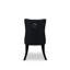 Ensemble de table de salle à manger 9 pièces comprenant une table de cuisine rectangulaire avec rallonge papillon et 8 chaises rembourrées en tissu de polyester, noir