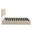 Chic plateforme tapissier Milsap avec rangement hydraulique
