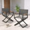 Chaise de réalisateur pliante Cailin (2 ensembles)