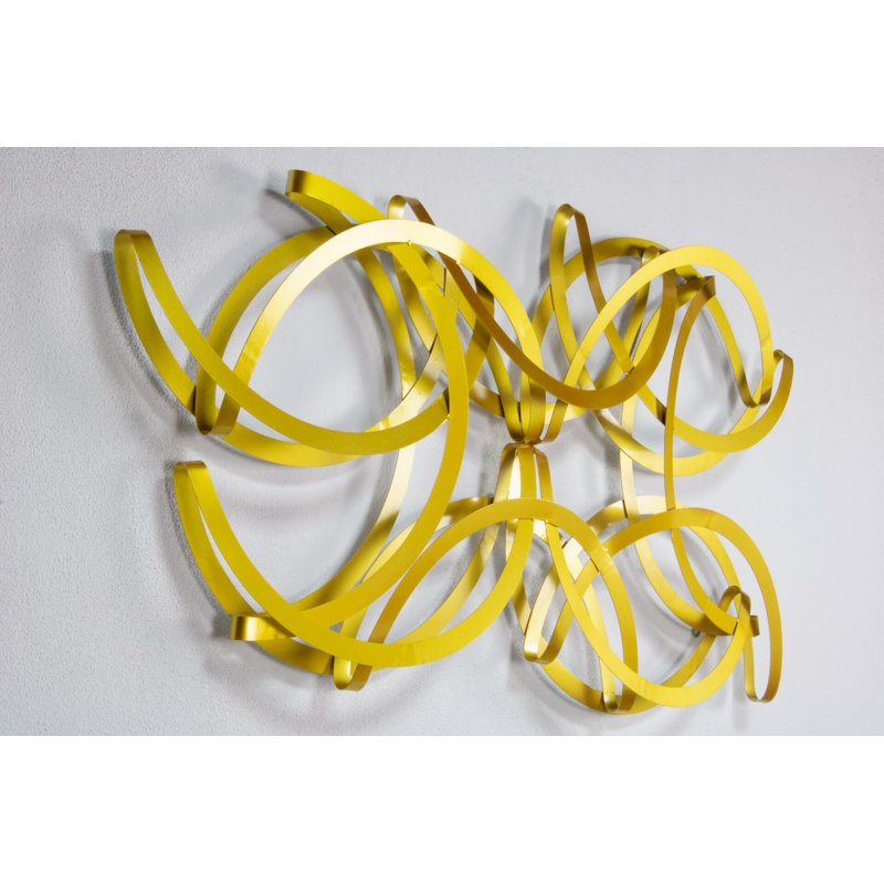 Handmade Glam Abstract Wall Decor on Metal