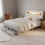 European Double & King Size Velvet Storage Bed With 2 Drawers & LED Headboard, Upholstery Bed Frame With Charging Port, Beige-1545616119