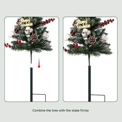 1.97' H Artificial Pine Christmas Tree