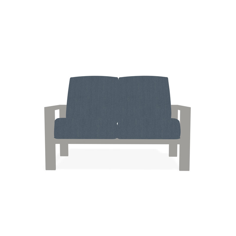 Causeuse Larssen, Toile brume, Neige