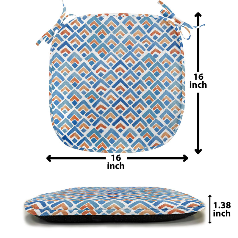 Outdoor 16'' Dining Chair Seat Cushion