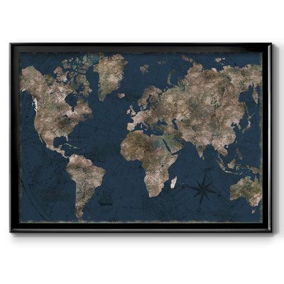 Marine atlas sur toile tendue