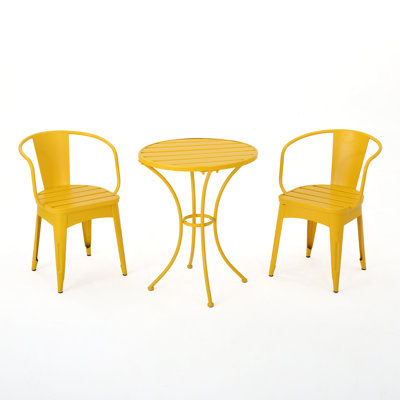 Colmar 3 Pc Kd Metal Set