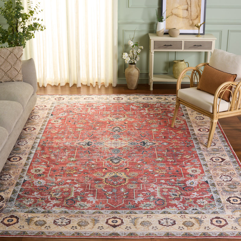 Ramil Performance Machine Washable Oriental Rug, Rectangle 8' x 10'