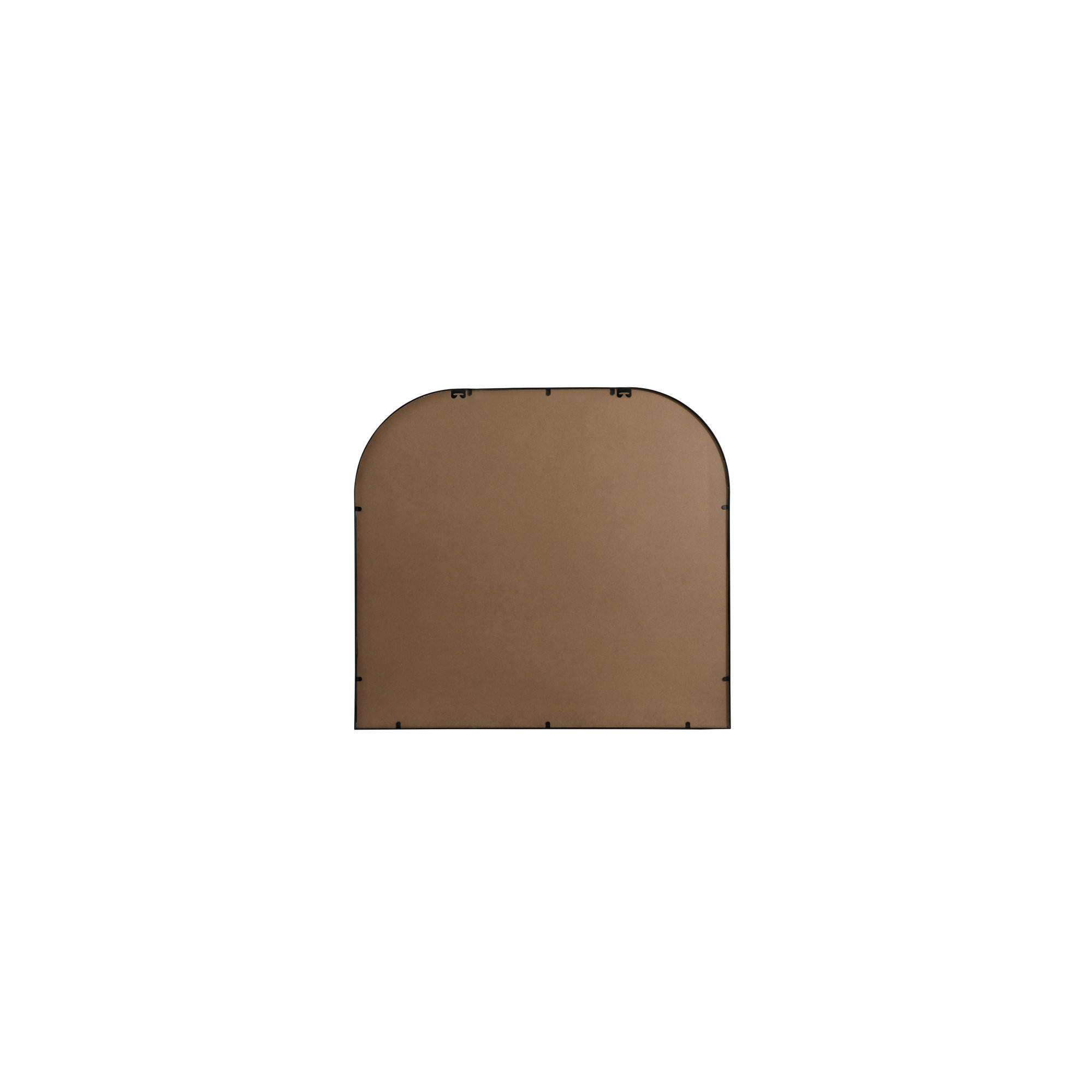 Sabine Metal Wide Arch Wall Mirror, Black, 38" x 42"