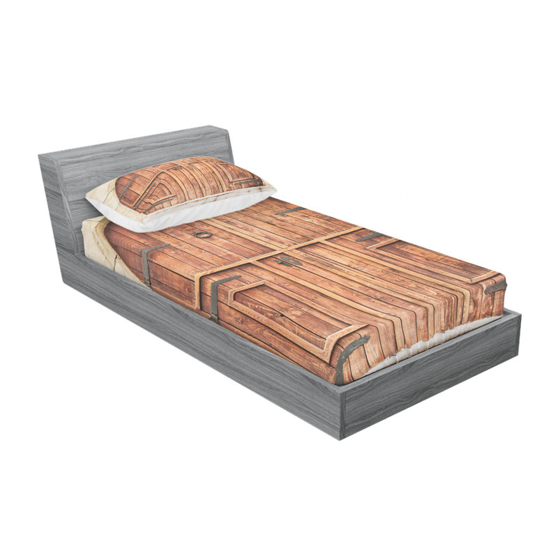 Microfiber Sheet Set, Twin Sheet Set with Fitted Sheet