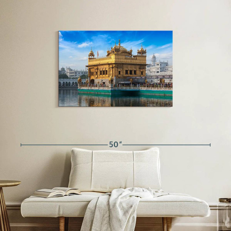 Lilie India's Golden Temple, H 24 po x l 36 po