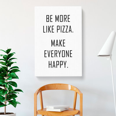 Like Pizza - Wrapped Canvas