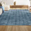 Tapis bleu marine / crème à motif géométrique Simsbury-1054255535
