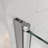Brushed Nickel Pivot Shower Door Frameless Bathtub Screen 32 Inch W X 55 Inch H 6MM Tempered Glass | Gift Idea-124319217