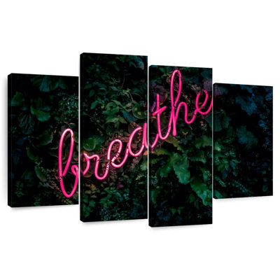 Enseigne néon Tergel Breathe