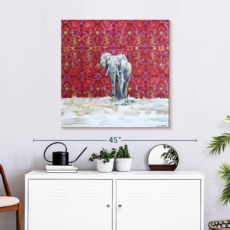 Brampt Elephant Elegance, 30" H x 30" W