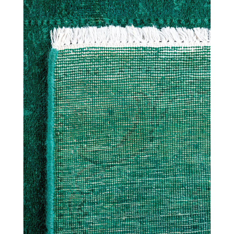 Overyed One-of-a-Kind Runner 2'7" X 11'8" Hand Knotted Area Rug