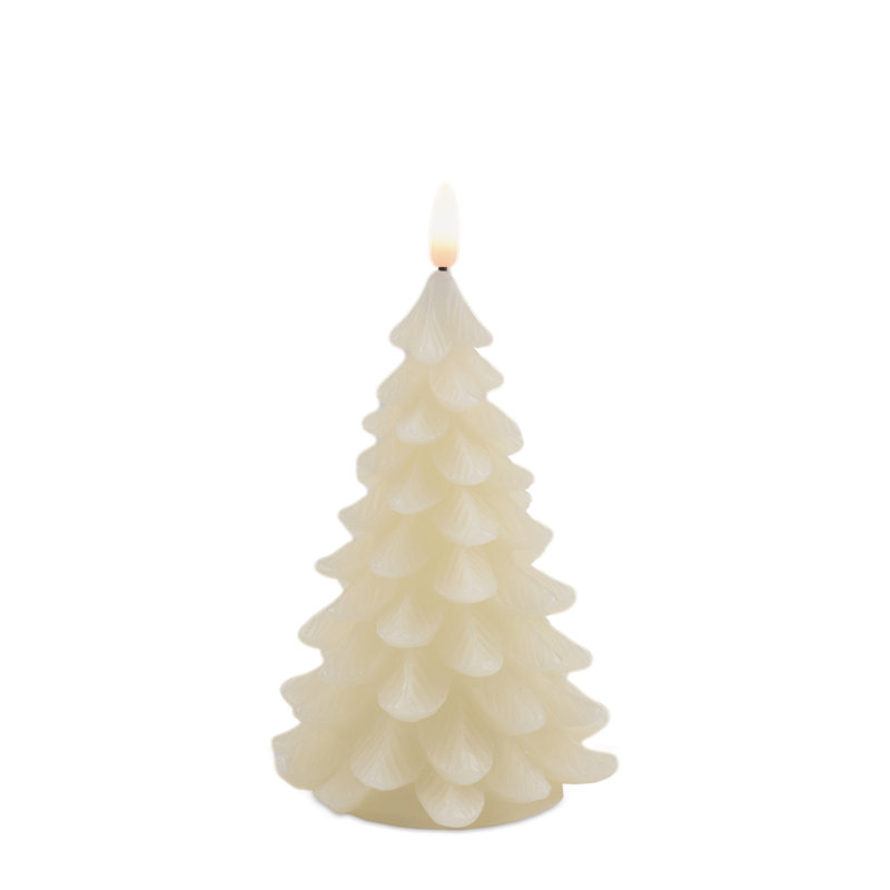 Bougie DEL pin (ensemble de 2), Blanc