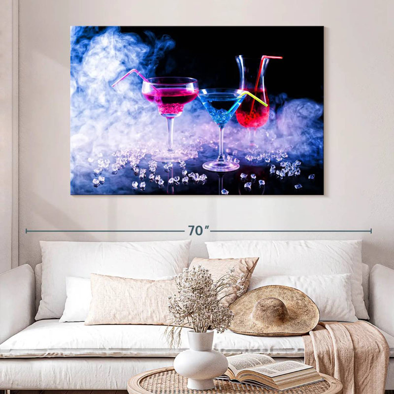 Yarlin Icy Bar Cocktails, 34" H x 51" W