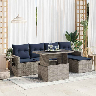 55cm Wide Patio Sofa with Cushions