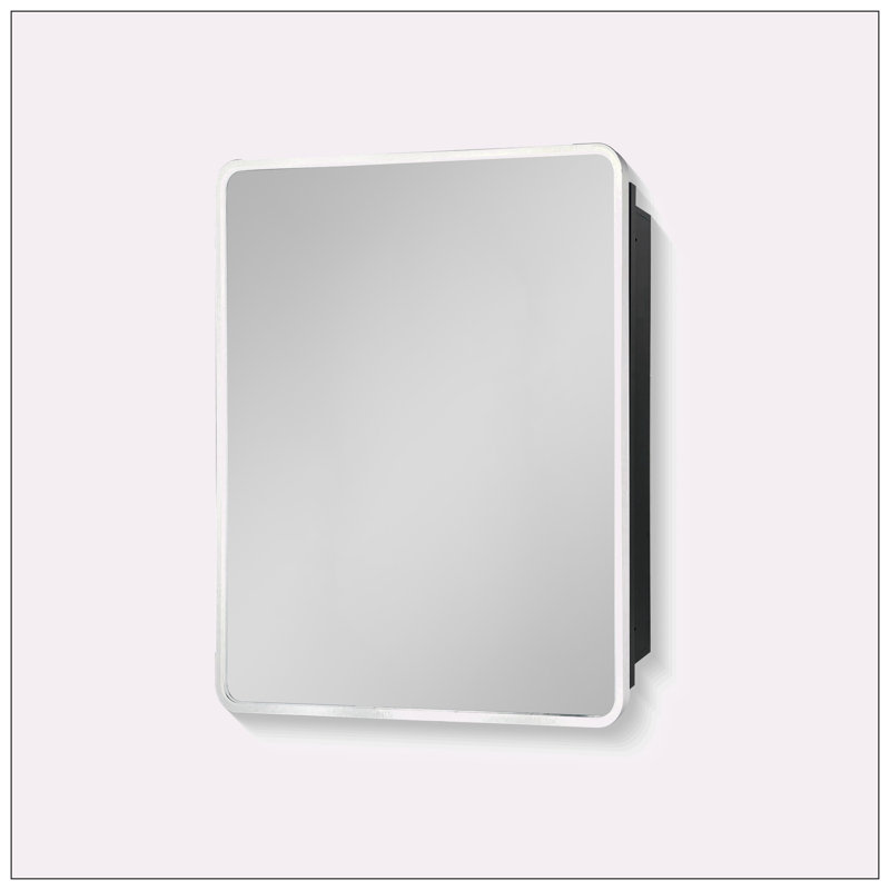 Armoire à pharmacie avec miroir Blomkest, H 28 po x l 20 po x P 4,9 po