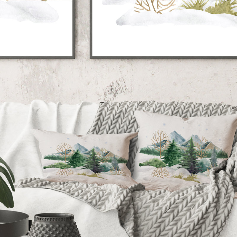 Coussin Winter Forest