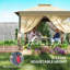 Atzhiry 3.3m x 3.3m Metal Pop-Up Gazebo-1684786713