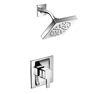 Robinet de douche 90 degrés avec valve brute et Posi-Temp