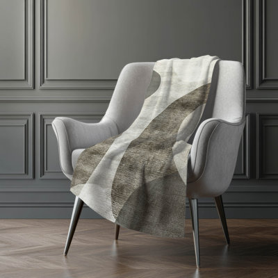 Jeté art déco Addison Sherpa ASB657 lavable à la machine