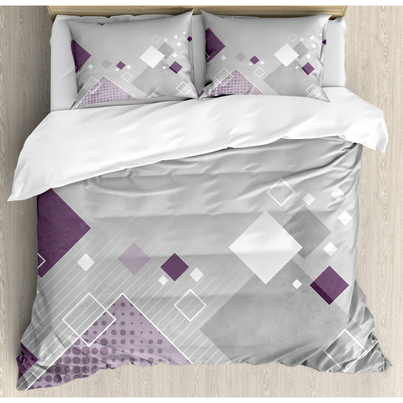 Abstract Modern & Contemporary Polyester Duvet Cover, King