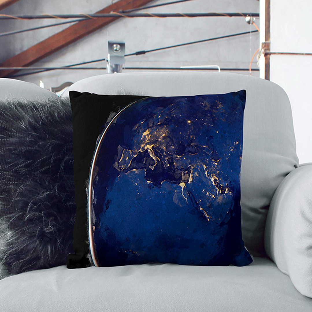 Earth View Cushion with Filling