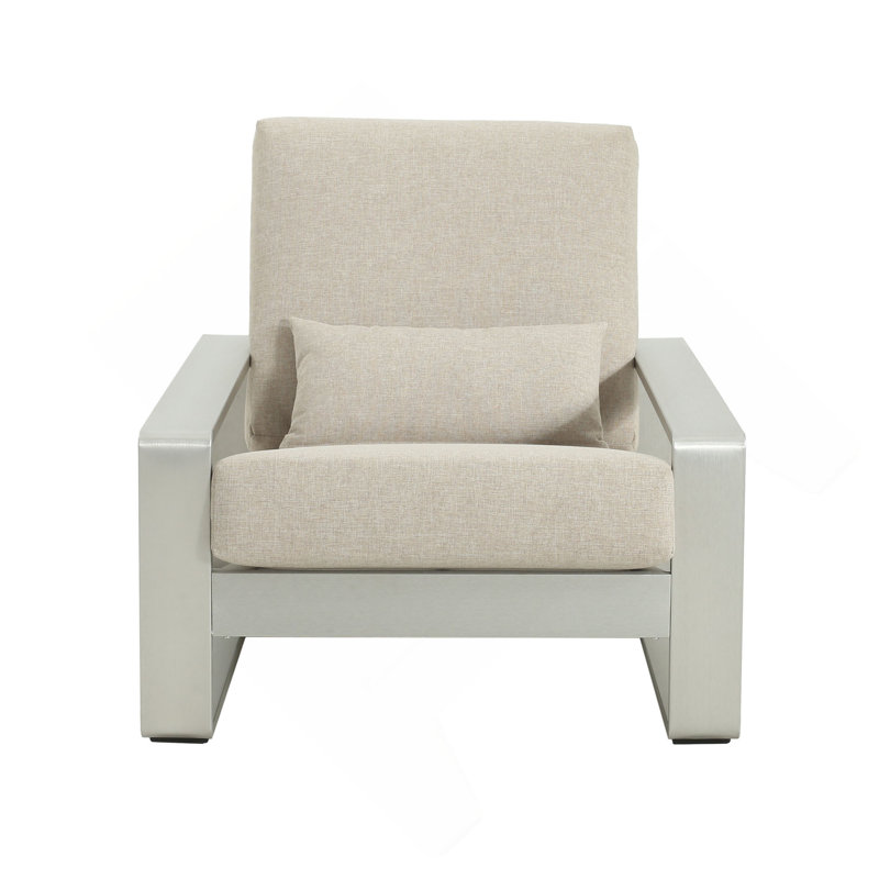 Méridienne La Plata, 1, Beige, Silver