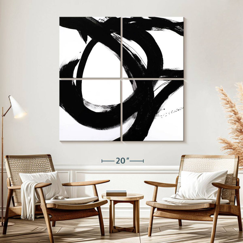 Circular Strokes I, H 57 po x l 57 po