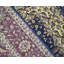 Tapis bleu et rouge noué à la main de haute qualité